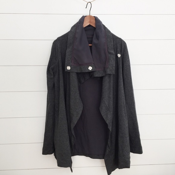 🛑 SOLD LULULEMON Savasana Wrap Jacket Heathered - Picture 5 of 16